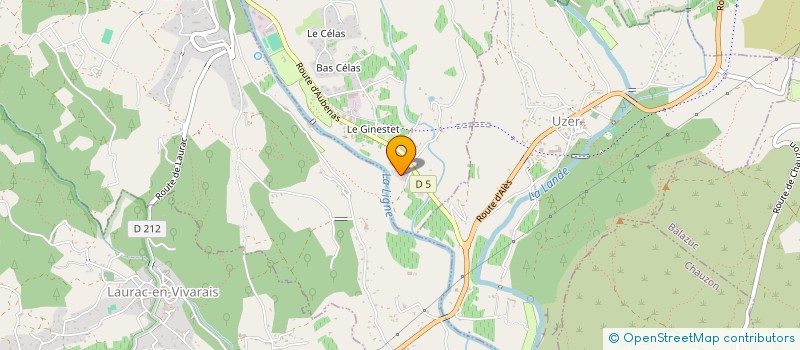 localisation de l'entreprise MADAME MONIQUE LAPIERE à LARGENTIERE