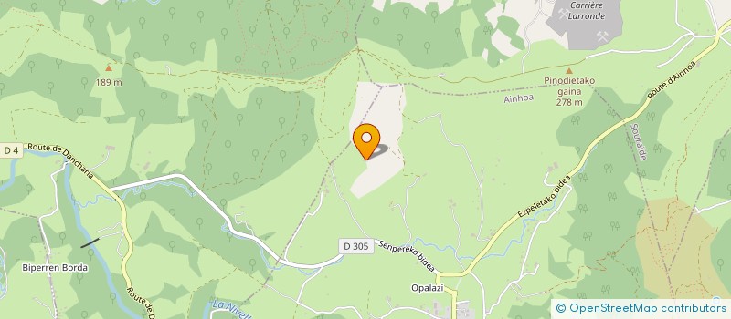 localisation de l'entreprise MADAME MONIQUE LARRECHEA  AINHOA