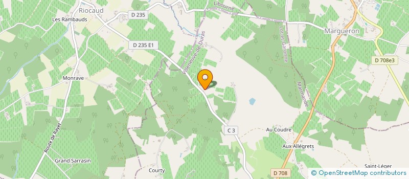 localisation de l'entreprise MADAME MONIQUE LARRUE à VILLENEUVE-DE-DURAS