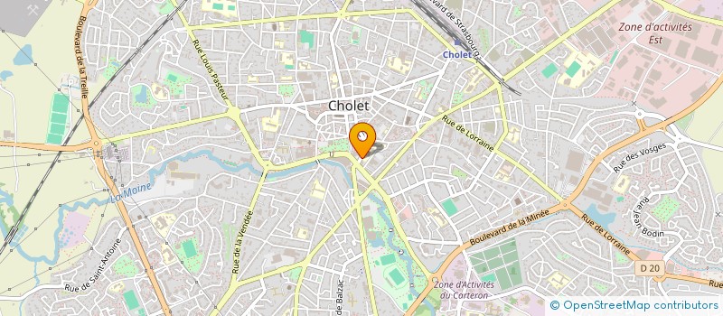 localisation de l'entreprise MADAME MONIQUE LASNIER à CHOLET