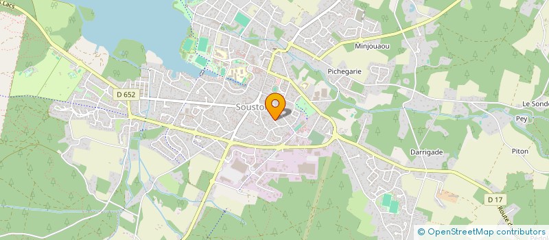 localisation de l'entreprise MADAME MONIQUE LAUDOUAR  SOUSTONS