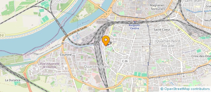 localisation de l'entreprise MADAME MONIQUE LAURA MADJIGOTO  AVIGNON