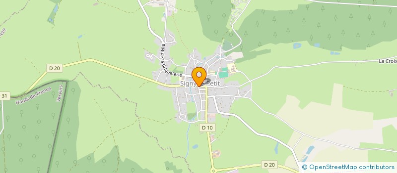 localisation de l'entreprise MADAME MONIQUE LE BORGNE  SIGNY-LE-PETIT