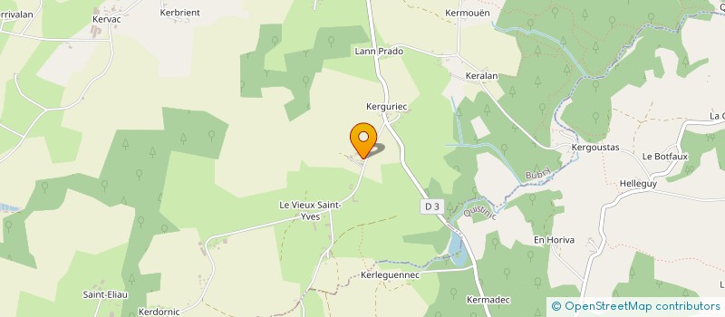 localisation de l'entreprise MADAME MONIQUE LE BOURLIGU  BUBRY