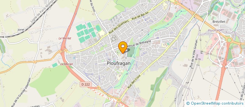 localisation de l'entreprise MADAME MONIQUE LE CARDINAL  PLOUFRAGAN