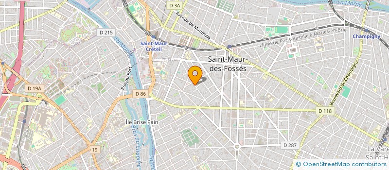 localisation de l'entreprise MADAME MONIQUE LE COENT à SAINT-MAUR-DES-FOSSES