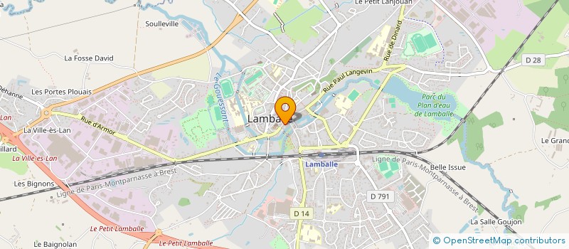 localisation de l'entreprise MADAME MONIQUE LE FLOCH  LAMBALLE-ARMOR