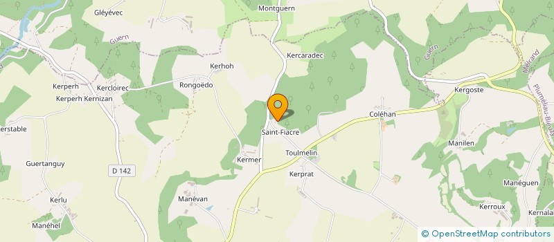 localisation de l'entreprise MADAME MONIQUE LE GAL  PLUMELIAU-BIEUZY