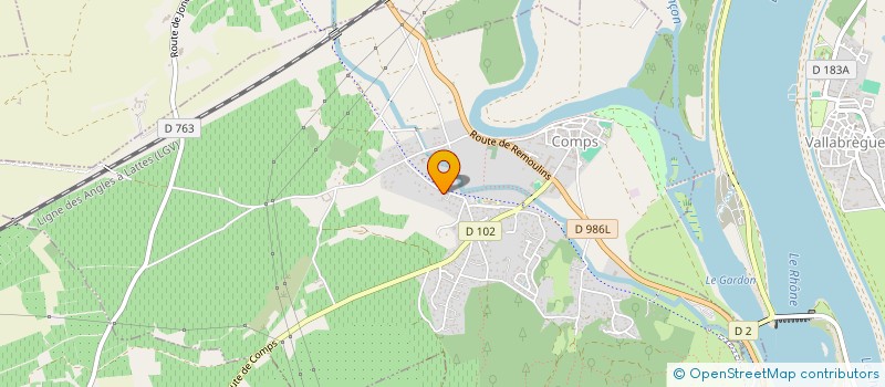 localisation de l'entreprise MADAME MONIQUE LE GALL  COMPS