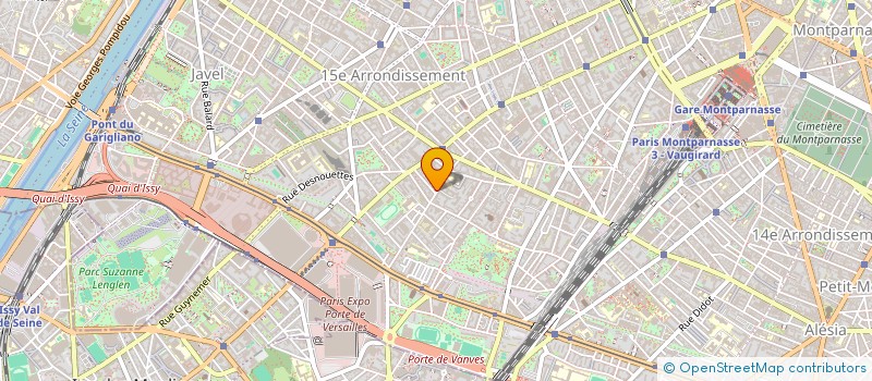 localisation de l'entreprise MADAME MONIQUE LE GUERER  PARIS