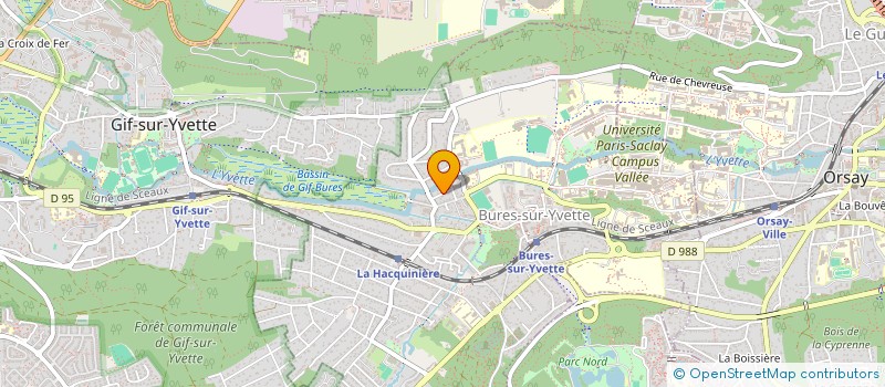 localisation de l'entreprise MADAME MONIQUE LE ROUX  BURES-SUR-YVETTE