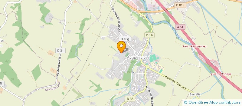 localisation de l'entreprise MADAME MONIQUE LEBLOND  AYGUESVIVES