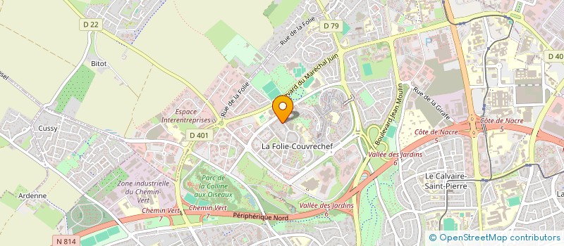 localisation de l'entreprise MADAME MONIQUE LEBRUN à CAEN
