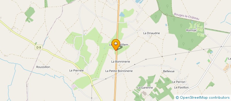 localisation de l'entreprise MADAME MONIQUE LECLERC à LEVROUX