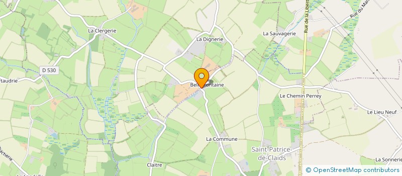 localisation de l'entreprise MADAME MONIQUE LECOCQ  SAINT-PATRICE-DE-CLAIDS