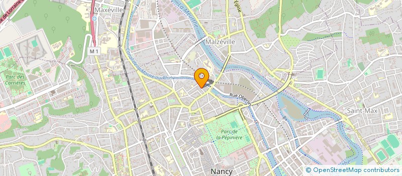 localisation de l'entreprise MADAME MONIQUE LECOMTE  NANCY