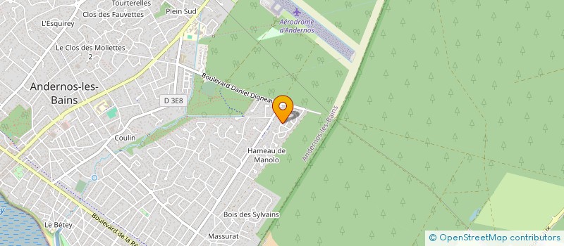 localisation de l'entreprise MADAME MONIQUE LECONTE  ANDERNOS-LES-BAINS