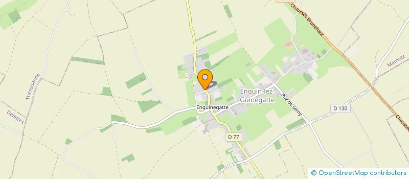 localisation de l'entreprise MADAME MONIQUE LEDOUX  ENQUIN-LEZ-GUINEGATTE