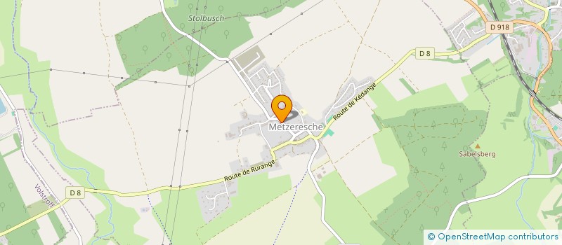 localisation de l'entreprise MADAME MONIQUE LEDURE  METZERESCHE