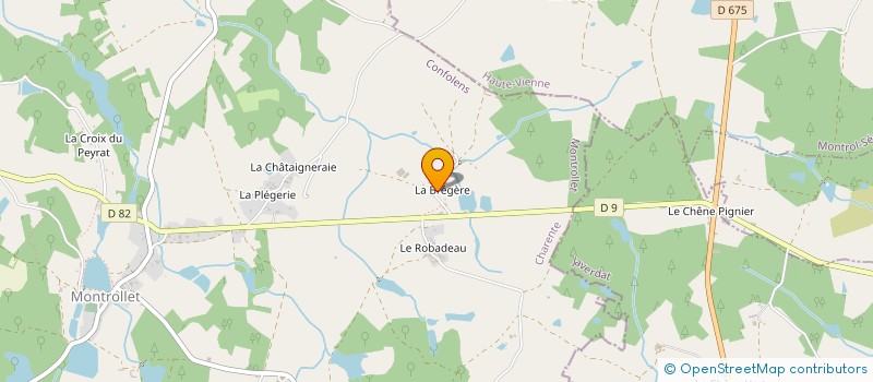 localisation de l'entreprise MADAME MONIQUE LEFEVRE à MONTROLLET