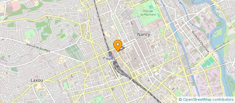 localisation de l'entreprise MADAME MONIQUE LEFEVRE  NANCY