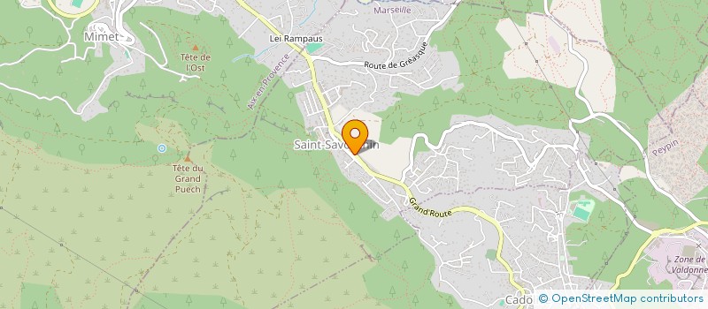 localisation de l'entreprise MADAME MONIQUE LEGRAND  SAINT-SAVOURNIN