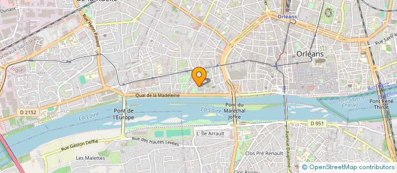 localisation de l'entreprise MADAME MONIQUE LEMOINE  ORLEANS