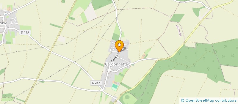 localisation de l'entreprise MADAME MONIQUE LENGAGNE  CARDONNETTE