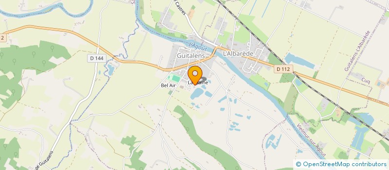 localisation de l'entreprise MADAME MONIQUE LEPICIER  GUITALENS-L'ALBAREDE