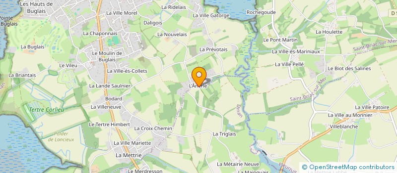 localisation de l'entreprise MADAME MONIQUE LEPRINCE à LANCIEUX
