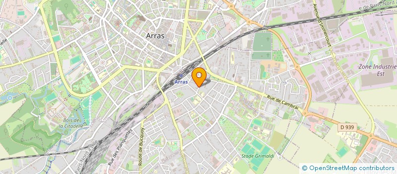 localisation de l'entreprise MADAME MONIQUE LEROUGE à ARRAS