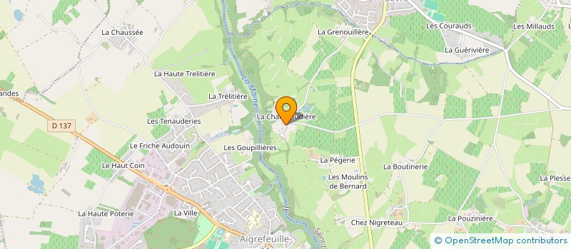 localisation de l'entreprise MADAME MONIQUE LEROY à SAINT-LUMINE-DE-CLISSON