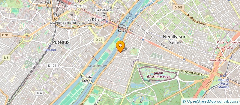 localisation de l'entreprise MADAME MONIQUE LEROY à NEUILLY-SUR-SEINE