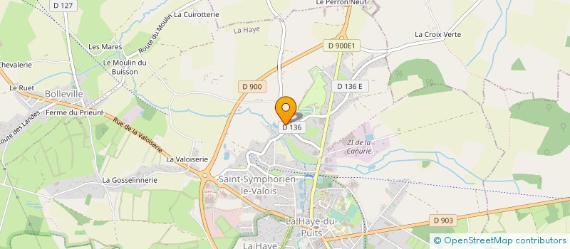 localisation de l'entreprise MADAME MONIQUE LESEIGNEUR  LA HAYE
