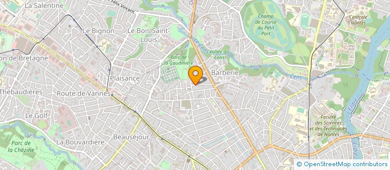 localisation de l'entreprise MADAME MONIQUE LETARD à NANTES