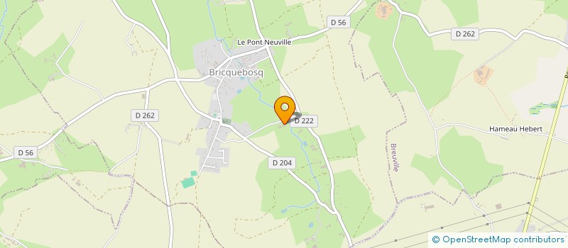 localisation de l'entreprise MADAME MONIQUE LETERRIER  BRICQUEBOSQ