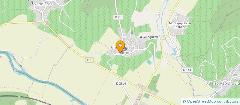 localisation de l'entreprise MADAME MONIQUE LETIERCE à CHATILLON-SUR-MARNE