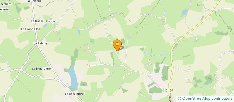 localisation de l'entreprise MADAME MONIQUE LETISSIER  SAINT-DENIS-DE-GASTINES