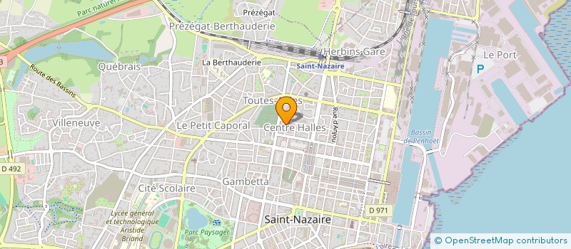 localisation de l'entreprise MADAME MONIQUE LHEUREUX  SAINT-NAZAIRE