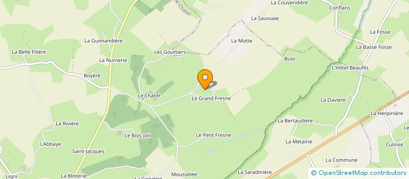localisation de l'entreprise MADAME MONIQUE LIGOUT à SAINT-HILAIRE-LE-CHATEL