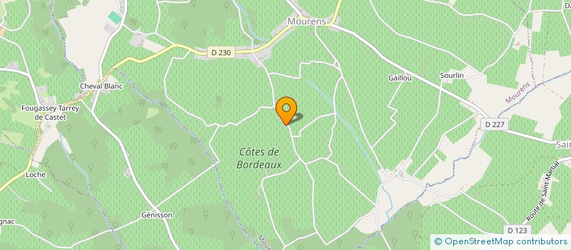 localisation de l'entreprise MADAME MONIQUE LINES-CARRERA  MOURENS