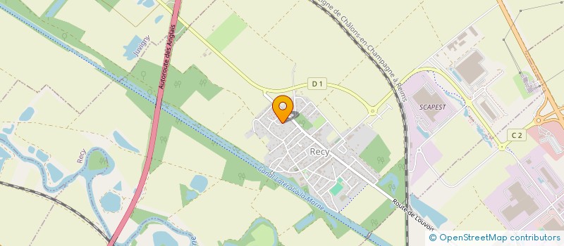 localisation de l'entreprise MADAME MONIQUE LINOTTE  RECY