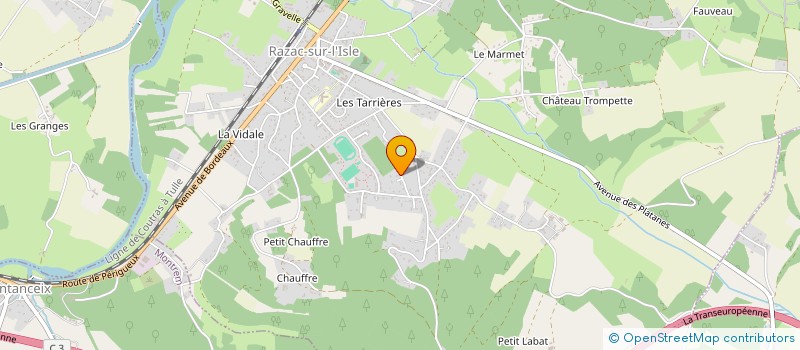 localisation de l'entreprise MADAME MONIQUE LLORCA  HOURTIN