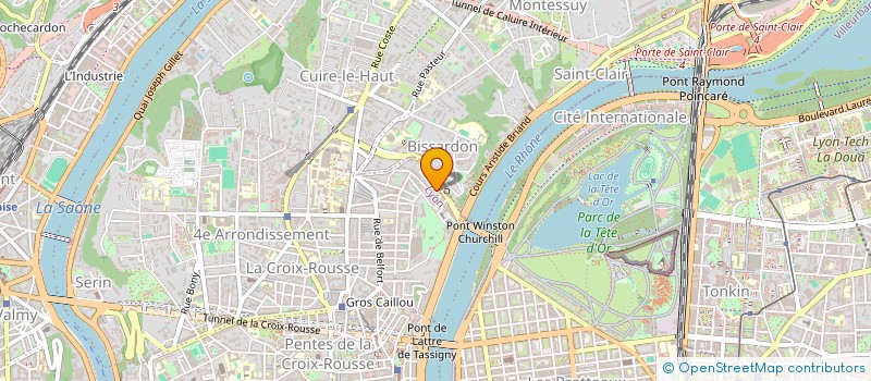 localisation de l'entreprise MADAME MONIQUE LOBLEAU  LYON