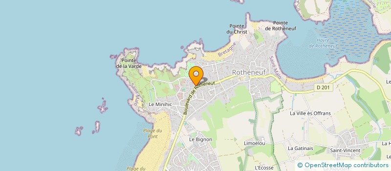 localisation de l'entreprise MADAME MONIQUE LOISEL  SAINT-MALO