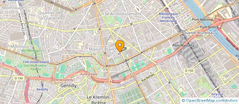 localisation de l'entreprise MADAME MONIQUE LOUA  PARIS