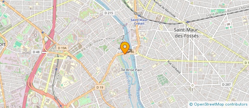 localisation de l'entreprise MADAME MONIQUE LOUCHARD à CRETEIL