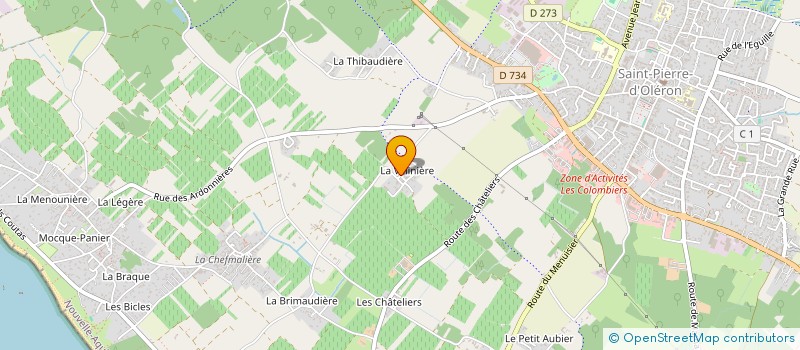 localisation de l'entreprise MADAME MONIQUE LOUIS  SAINT-PIERRE-D OLERON