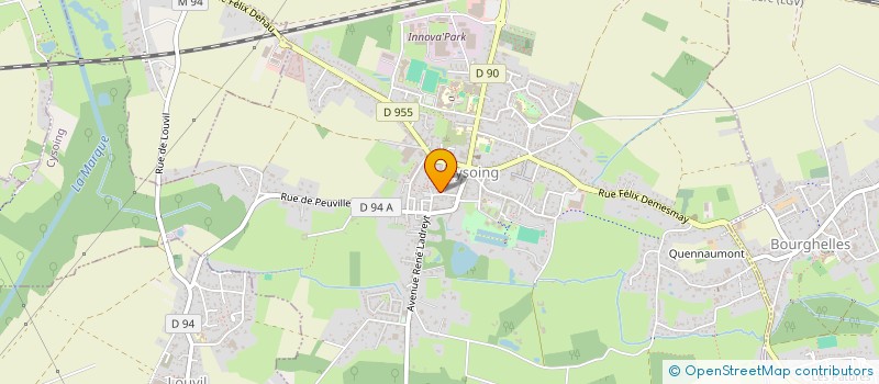 localisation de l'entreprise MADAME MONIQUE LOUISA WAUQUIEZ  CYSOING