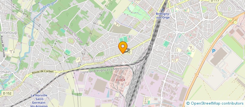 localisation de l'entreprise MADAME MONIQUE LOUVET à BRETIGNY-SUR-ORGE